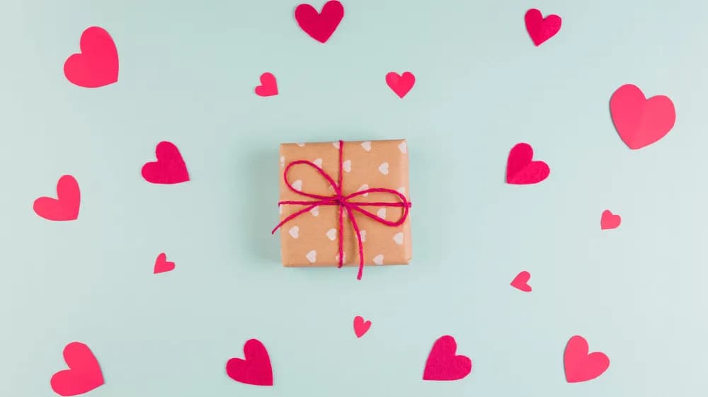 Valentine gift cards for her & him