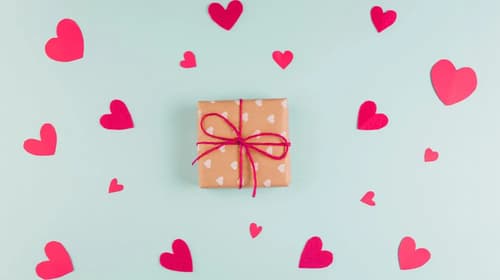 Valentine gift cards for her & him